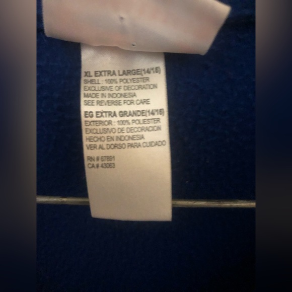 Texas Rangers BOYS size XL 14/16 pullover sweater - Picture 3 of 5